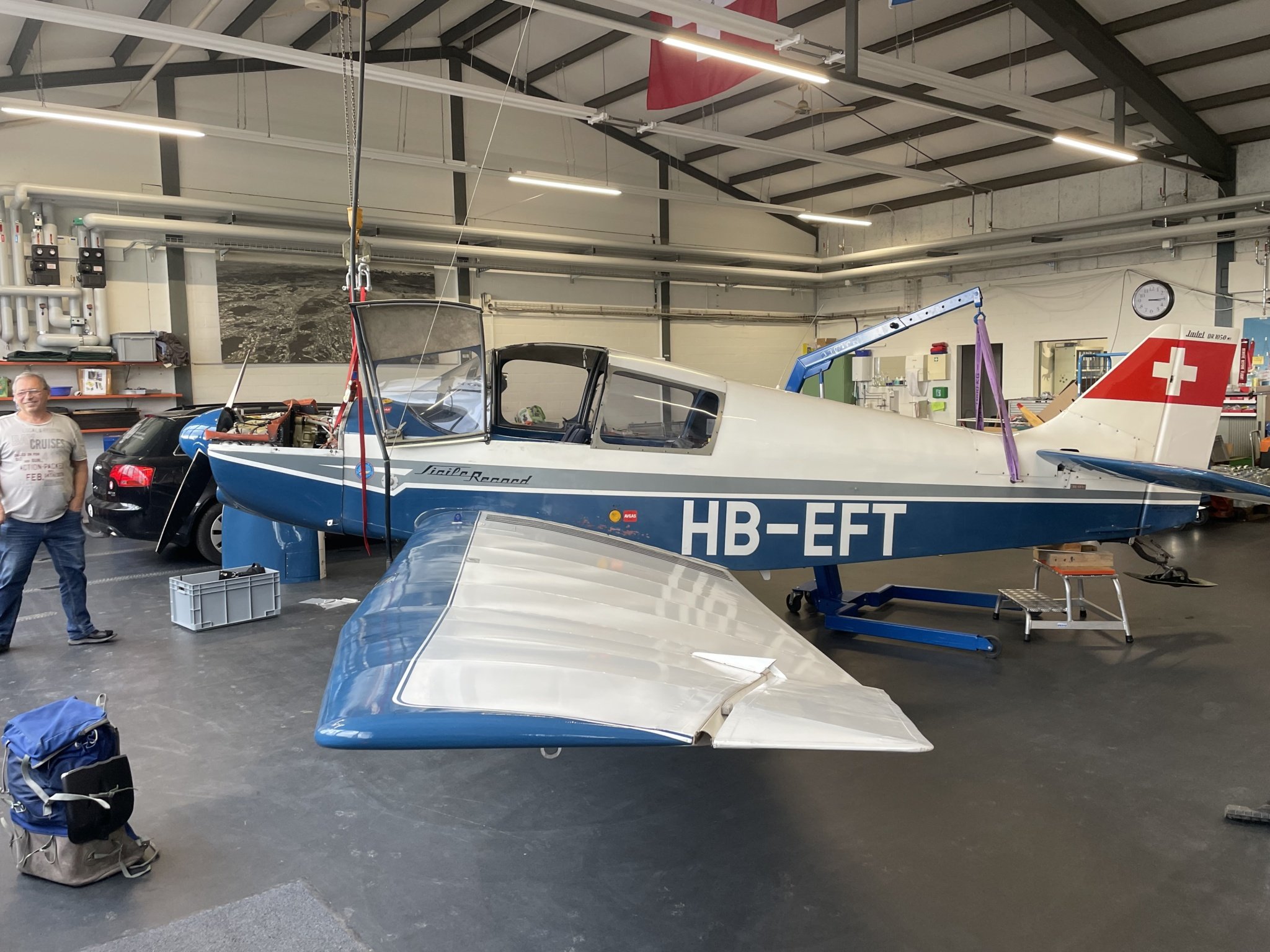 Letzte Aufnahme in den alten Farben und mit der Avionik aus den 60iger-Jahren
