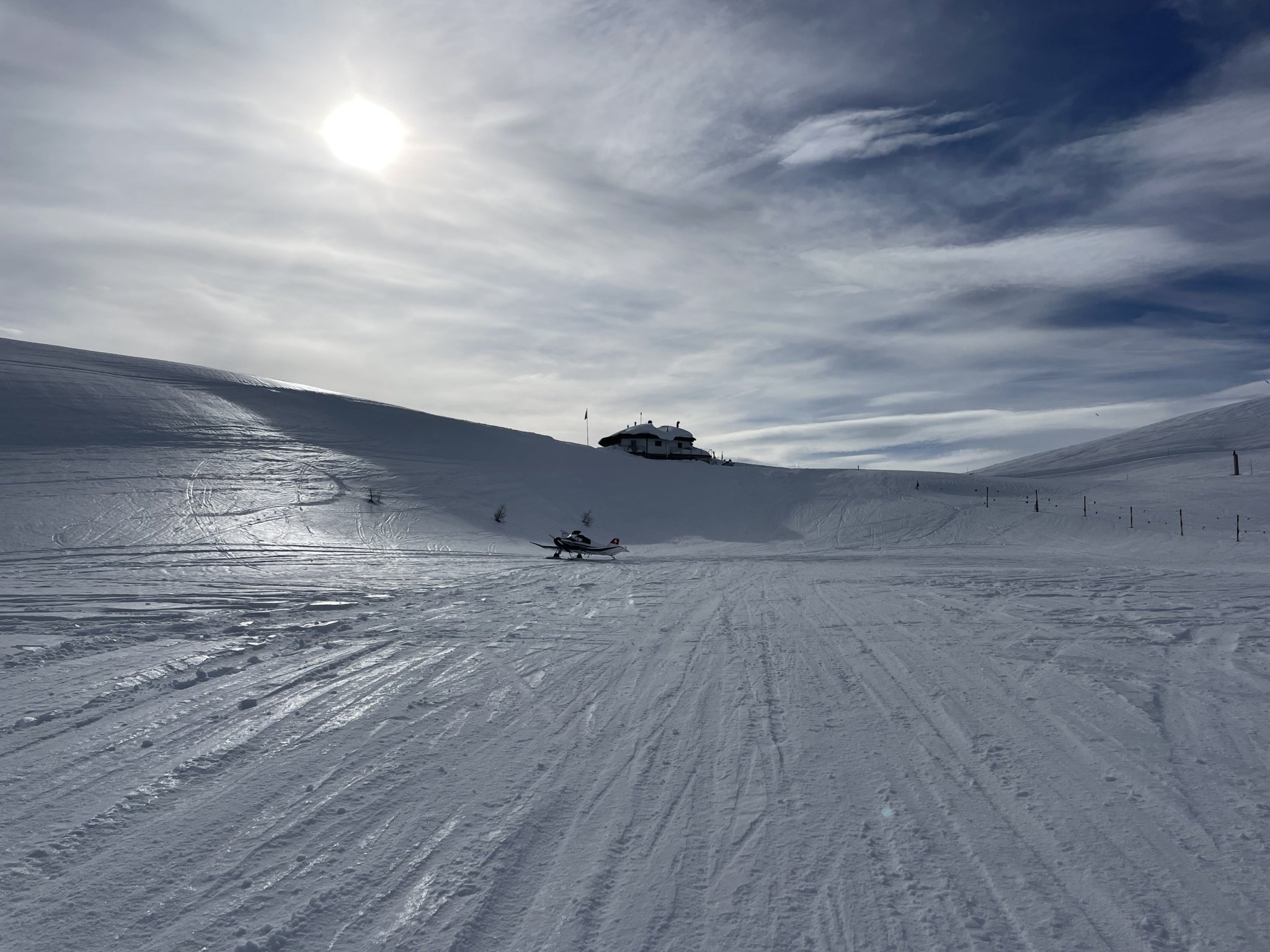 Croix-de-Coeurs, 7000 ft AMSL, kurz und steil