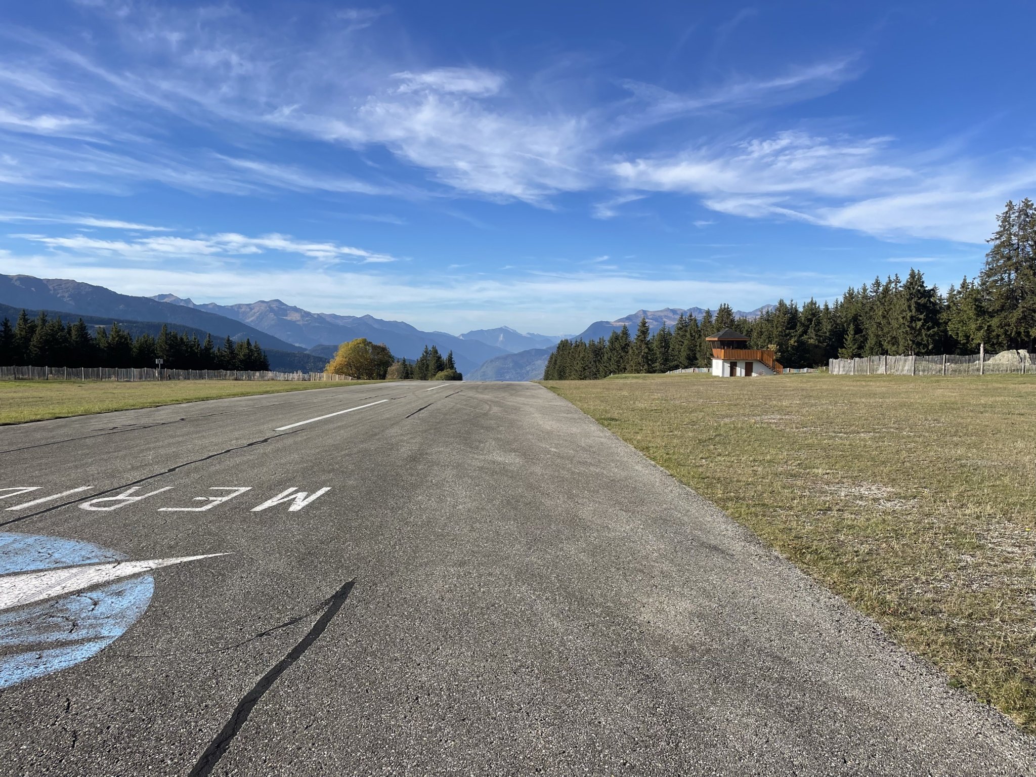 Méribel in Startrichtung